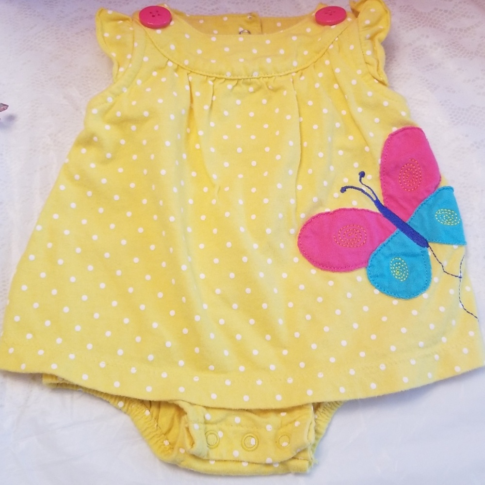 Nwot Carters Baby Girl Dress Size 6 Months - Picture 2 of 5